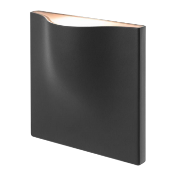 TUCANA-7W-D: ĐÈN TƯỜNG LED 7W VỎ ĐEN - ÁNH SÁNG VÀNG 