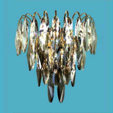 VE - V - 8173B: Đèn gắn tường Phale - KT: L280mm x H300mm - Bóng đèn E14 x 3 bóng