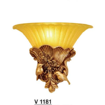 SN - V 1181: Đèn gắn tường 1 bóng  - KT: Ø320mm x H300mm - Bóng đèn E27 x 1