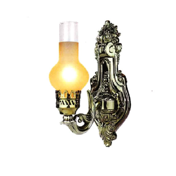 E - V - 397: Đèn vách dầu 1 bóng - KT: L160mm x H280mm - Bóng đèn E14 x 1