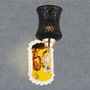 SN - V 5263: Đèn gắn tường đơn , đế đèn có LED - KT: Ø130mm x H310mm - Đèn LED  + bóng đèn E27 x 1 bóng