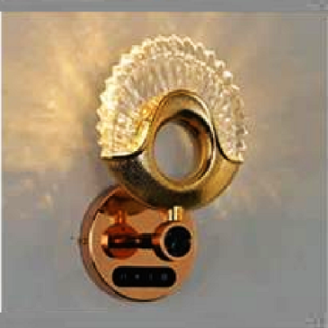 EU - V - 863: Đèn gắn tường LED - KT: L160mm x W115mm x H270mm - Đèn LED 6 W congtac cảm ứng