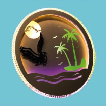 VE - V - YK358: Đèn gắn tường LED - KT: L280mm x H280mm - Đèn LED