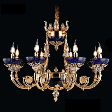 VE - CN - 5123/8: Đèn chùm nến 8 tay - KT: Ø870mm x H600mm - Đèn nến chân E14 x 8 bóng