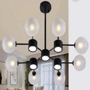 VE - T1316/8+5: Chùm bi LED G9 5W*8 bóng, KT: Ø850mm*H700mm