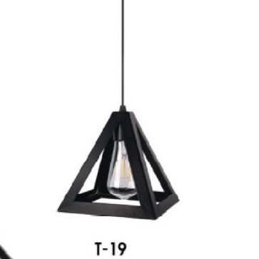 VE - T-19: Đèn thả đơn - KT: Ø250mm - Bóng đèn E27 x1