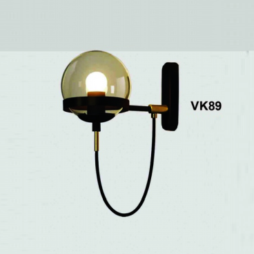 35 - VK89 : Đèn gắn tường 1 bóng  - KT: Chóa Ø150mm x H170mm - Bóng đèn E27 x 1