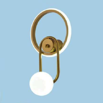 HF - VL  4616: Đèn gắn tường LED - KT: Ø350mm x H200mm x 60mm - Đèn  LED 17W ánh sángvàng 4200K