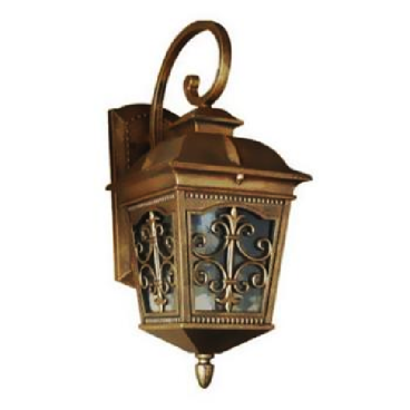 HF - VT - 14: Đèn gắn tường ngoài trời - KT: L220mm x W220mm x H450mm - Bóng đèn E27 x 1