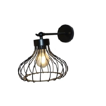 355 - VT17: Đèn gắn tường 1 bóng - KT: Ø180mm x H200mm - Bóng đèn chân E27 x 1 bóng