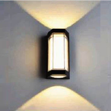 EU - CN - 397: Đèn gắn tường LED - KT: L45mm x W58mm x H95mm - Đèn LED  3W x 2 + 2W ánh sáng vàng