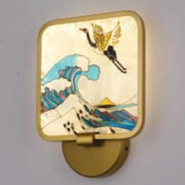 We- V. 1034/1: Vách LED  ÁS vàng - KT: L170*W40* H 170mm