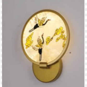 We- V1033/1 : Vách LED ÁS vàng - KT: Ø170*W40