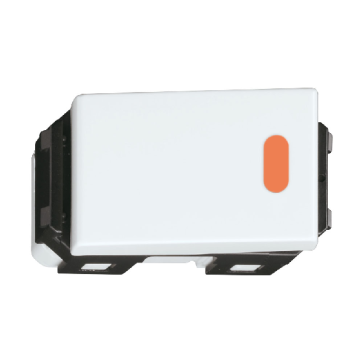 WEG51517SW: Công tắc B, 1 chiều, có đèn báo khi OFF, 250VAC - 16A