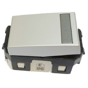 WEG55327MW: Contac C, 2 chiều , màu trắng ánh kim - 250VAC, 16A