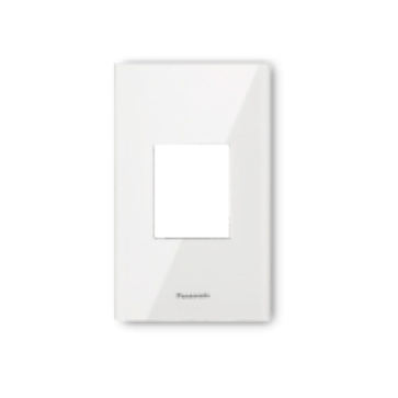 WEGH68029CW‑VN: Mặt dùng cho ổ cắm đơn 3 chấu và MCB 2P - Halumie Acrylic