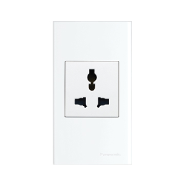 WEGP1041SW-1: Bộ ổ cắm đa năng chuẩn A, 250V - 13A