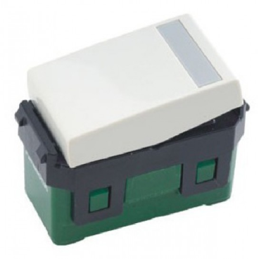 WEV5532SW: Contac C, 2 chiều, loại nhỏ, màu trắng - 250VAC - 16A