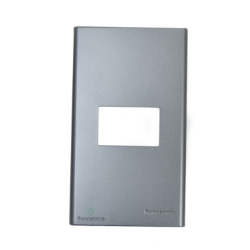 WEV68010MH - mặt dùng 1thiết bị- xám ánh kim