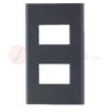 WEV68020MB - Mặt dùng 2 thiết bị - đen ánh kim