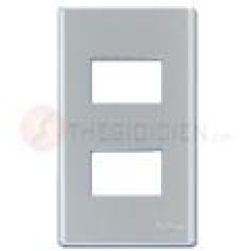 WEV68020MW -  Mặt dùng cho 2 thiết bị - trắng ánh kim