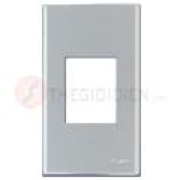 WEV680290MW -  Mặt dùng cho ổ cắm đơn 3 chấu - trắng ánh kim