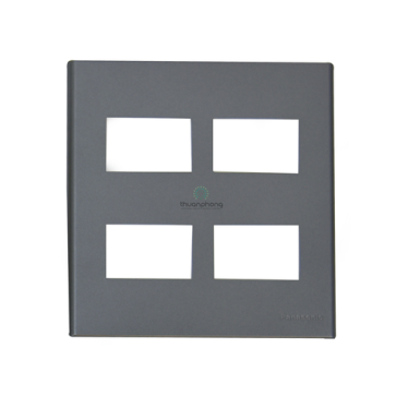 WEV68040MH -  Mặt dùng cho 4 thiết bị - xám ánh kim