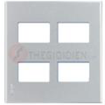 WEV6804MW -  Mặt dùng cho 4 thiết bị- trắng ánh kim 