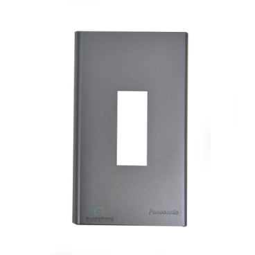 WEV7001MH - mặt dùng CB 1 tép - xám ánh kim